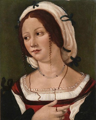 A Young Woman ca 1510 by Bartolomeo Veneto